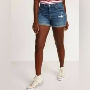Like New Old Navy High Rise Denim Shorts, Sz 6